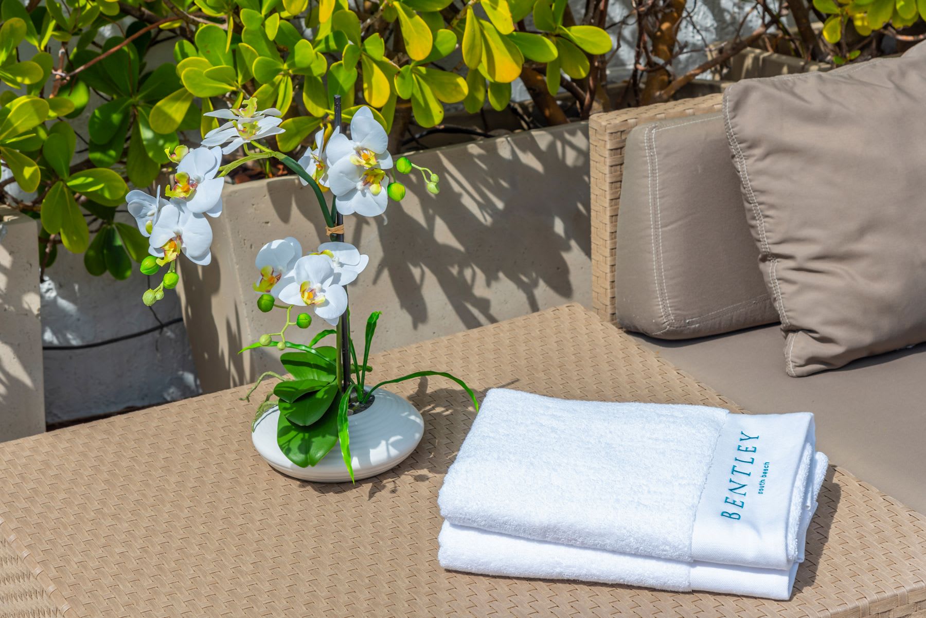 Beach Amenities at Bentley Hotel South Beach Beach Amenities at Bentley Hotel South Beach